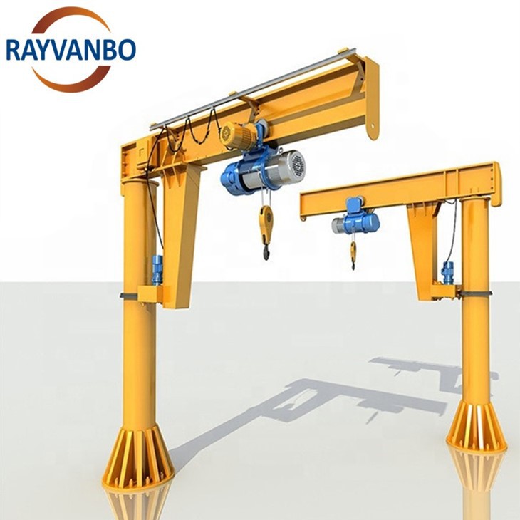 1 2 3 5 10 15 20 Ton Customized 180-360 Degree Rotation Jib Crane With Engine & Bearing For Workshop manufacturers