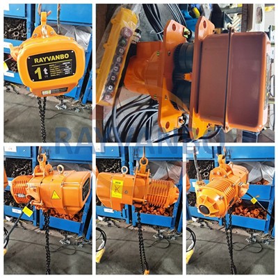 1-ton HHBB Elelctric Chain Hoist Was Successfully Delivered To A Customer in ...