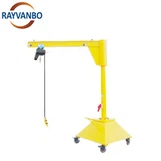 What are the vibration characteristics of a JIB Crane during operation?