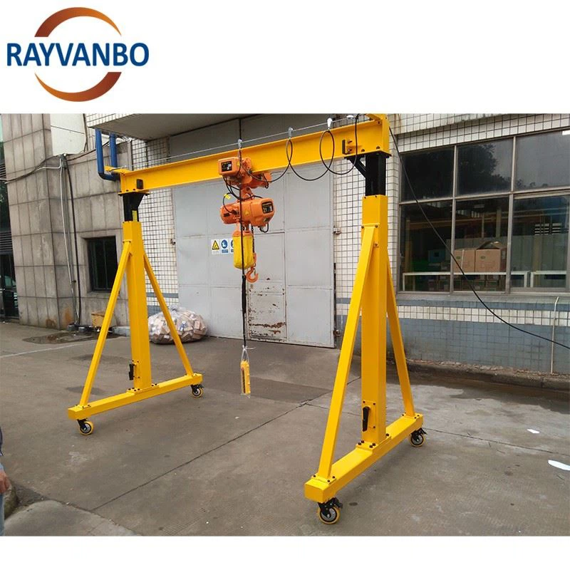 China Supplier 1 Ton 2 Ton 3 Ton 5 Ton 10 Ton Portable Mini Mobile Gantry Crane For Workshop best